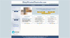 Desktop Screenshot of helpwantednashville.com